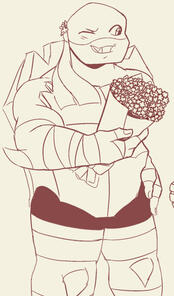 My half of a collaborative Sketch art dono